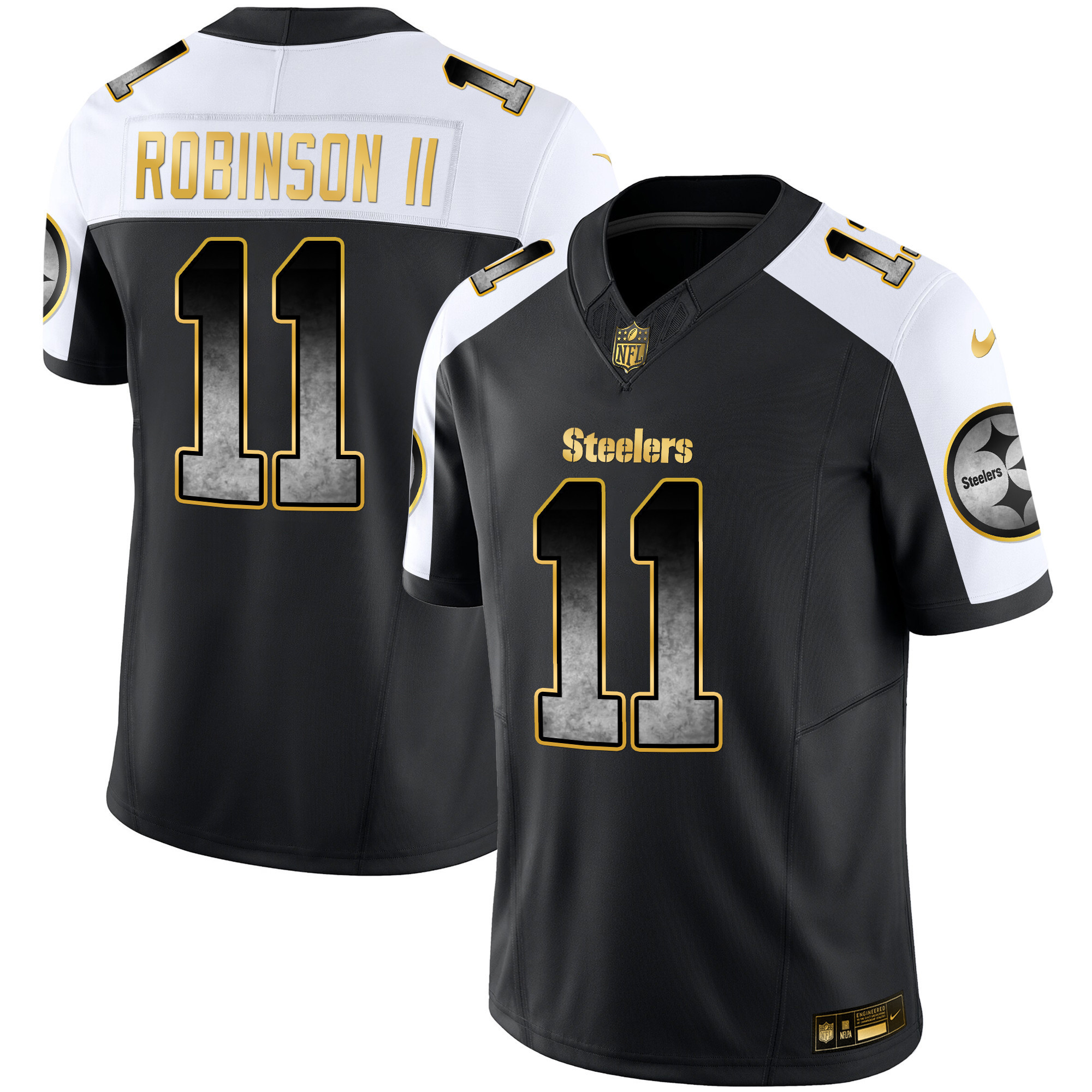 Allen Robinson II Men's Pittsburgh Steelers Arch Smoke Vapor Alternate Jersey - All Stitched