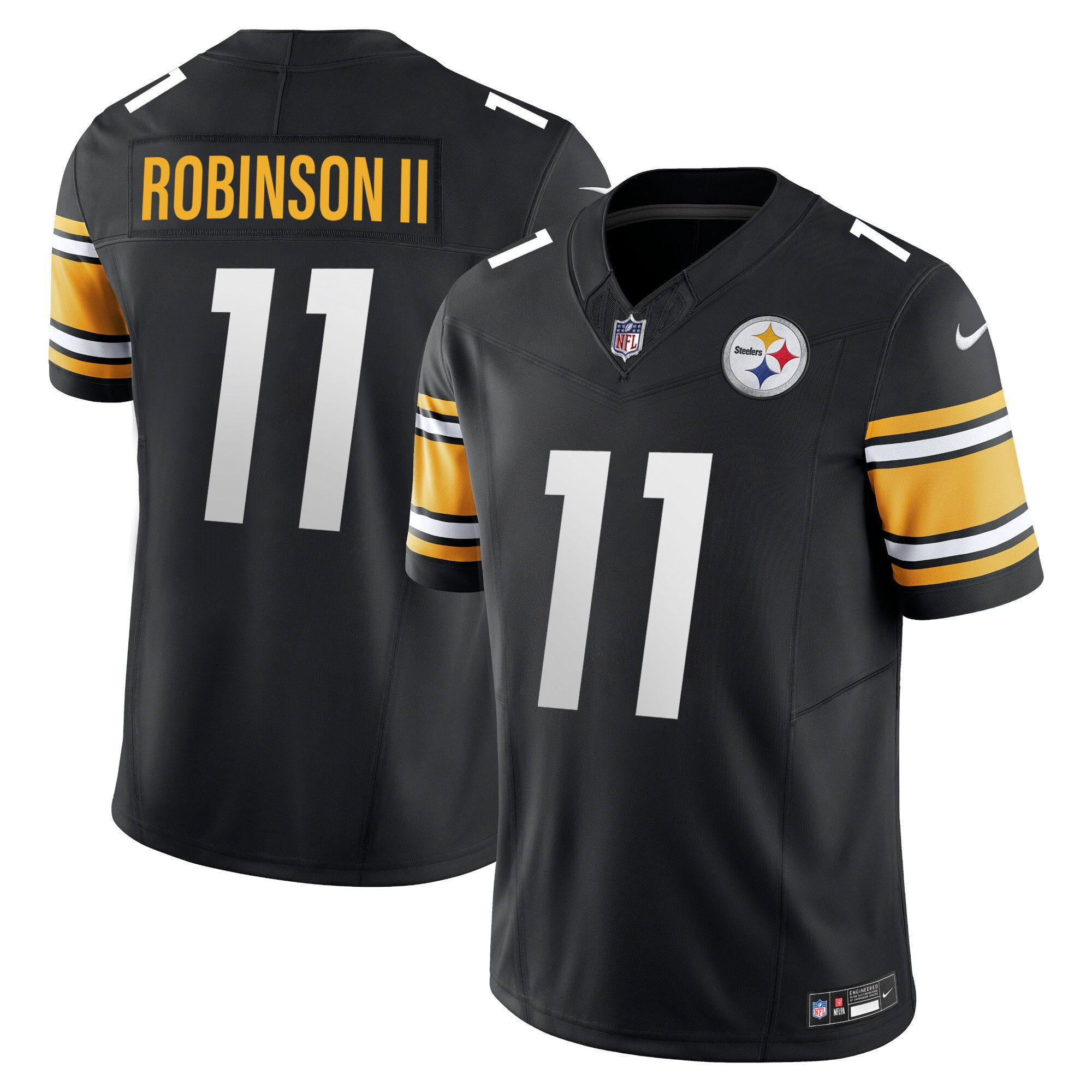 Allen Robinson II Men's Pittsburgh Steelers Vapor Limited Black Jersey - All Stitched