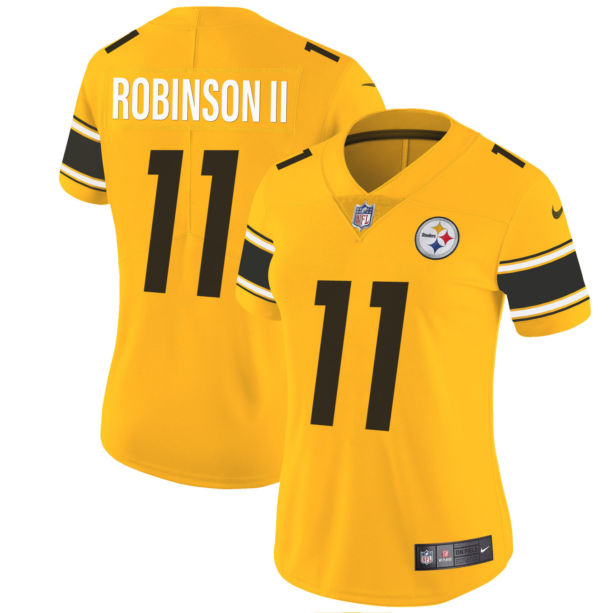 Allen Robinson II Women's Pittsburgh Steelers Vapor Limited Gold Jersey - All Stitched