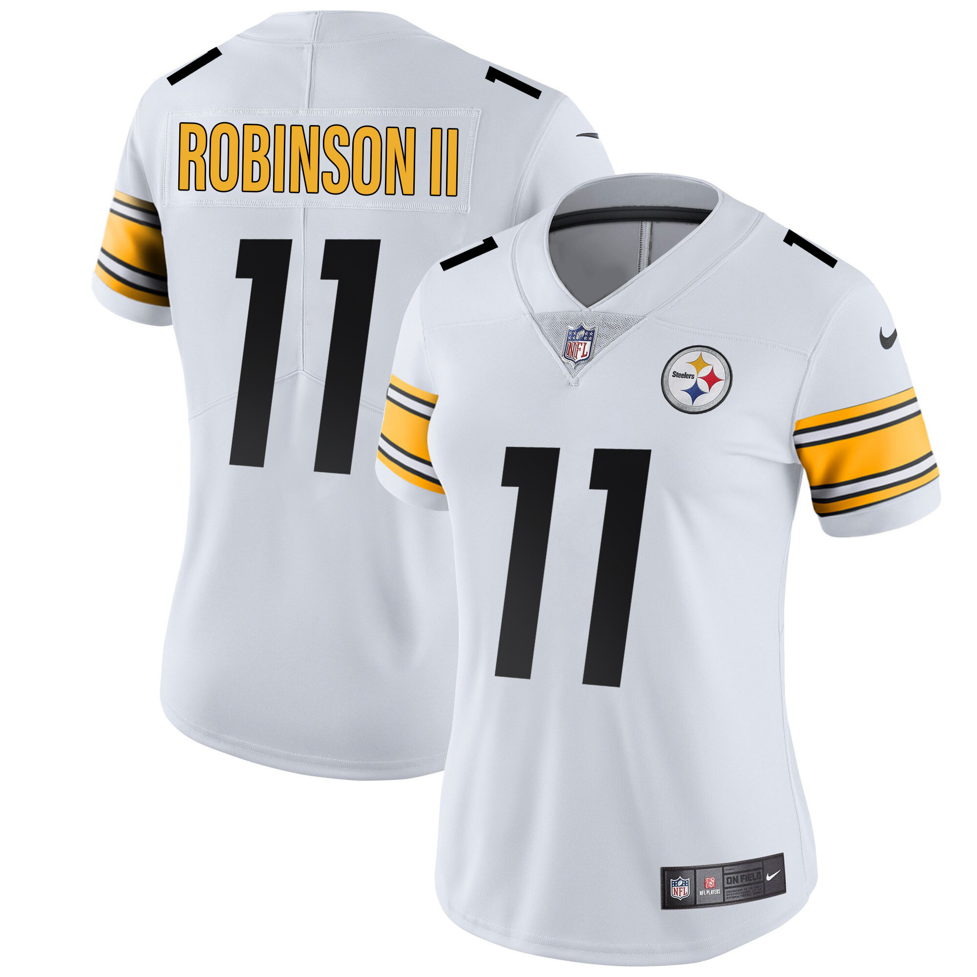 Allen Robinson II Women's Pittsburgh Steelers Vapor Limited White Jersey - All Stitched