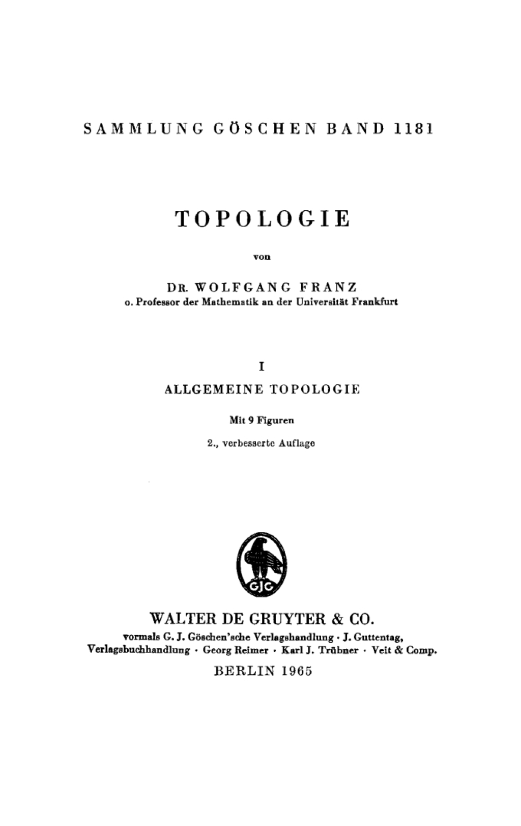 Allgemeine Topologie 2nd Edition â€“ PDF/EPUB Version Downloadable