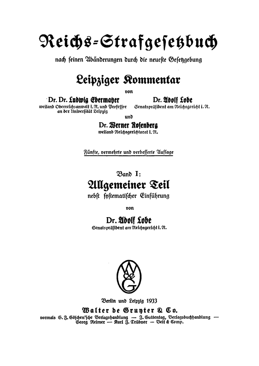 Allgemeiner Teil Nebst systematischer EinfÃ¼hrung 5th Edition â€“ PDF/EPUB Version Downloadable