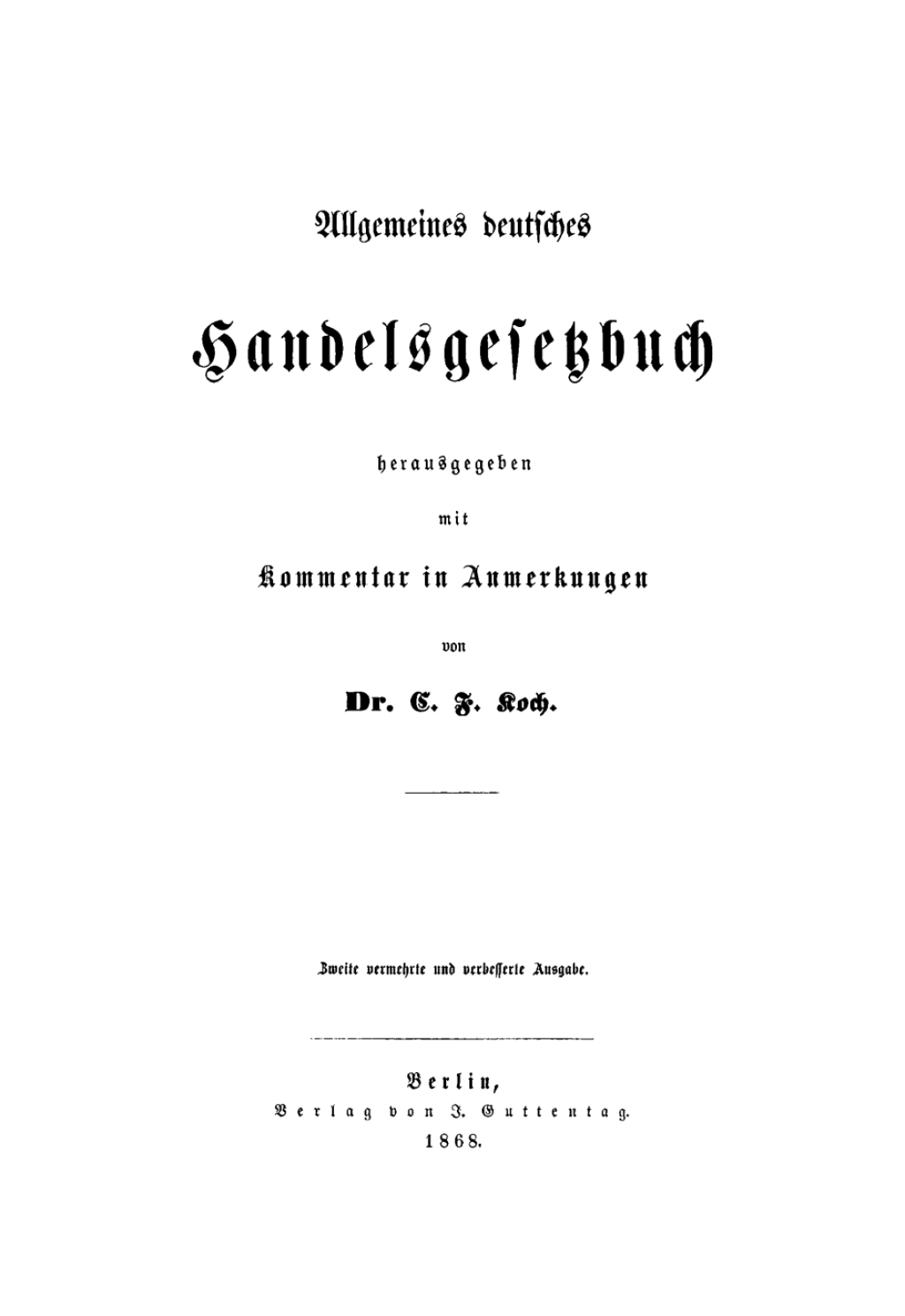 Allgemeines deutsches Handelsgesetzbuch Mit Kommentar in Anmerkungen 2nd Edition â€“ PDF/EPUB Version Downloadable