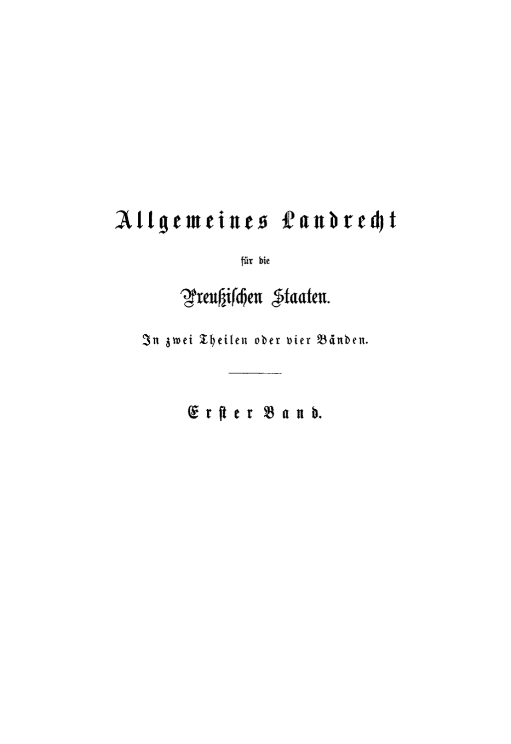 Allgemeines Landrecht fÃ¼r die PreuÃŸischen Staaten. Band 1 7th Edition â€“ PDF/EPUB Version Downloadable