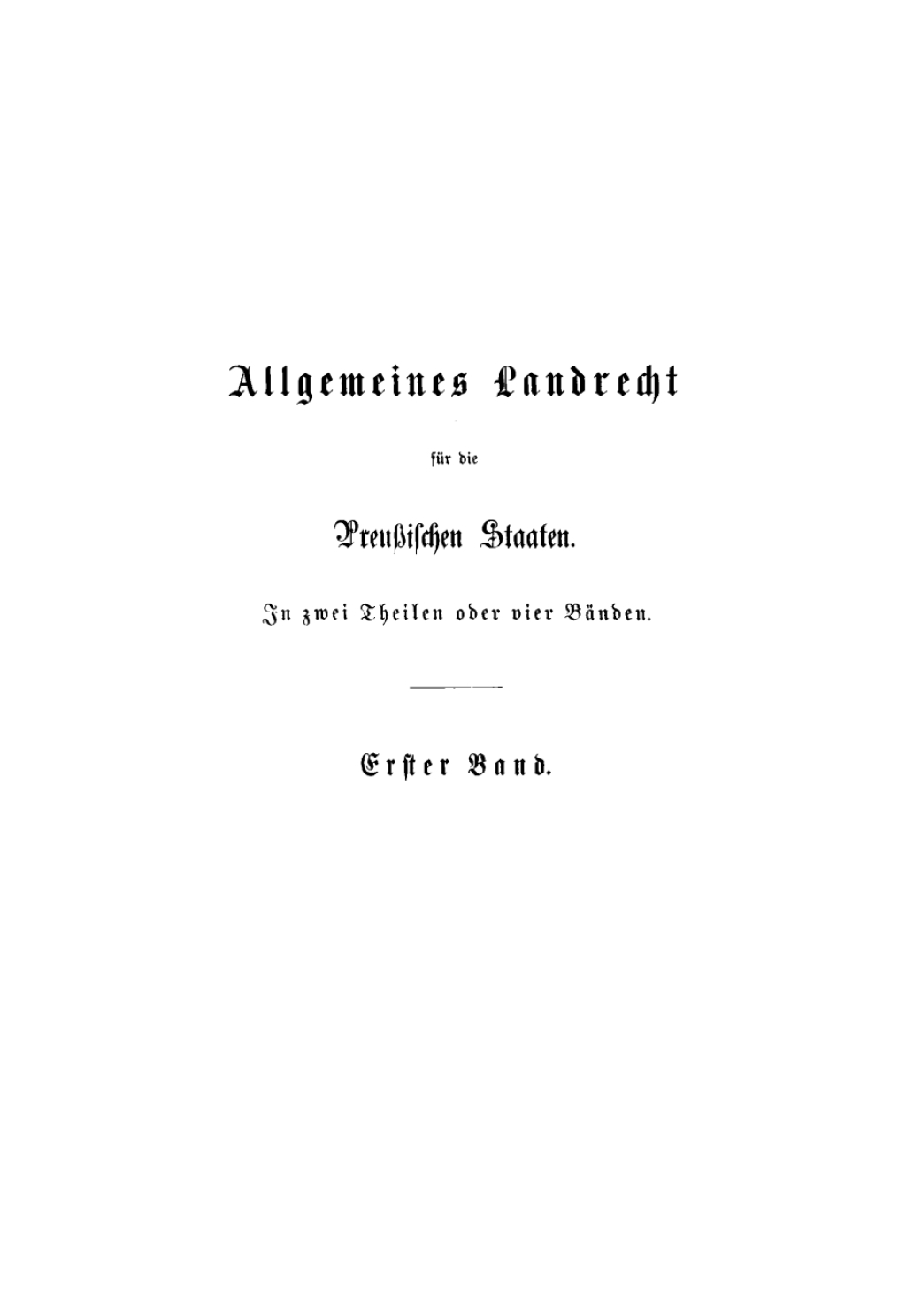 Allgemeines Landrecht fÃ¼r die PreuÃŸischen Staaten. Band 1 8th Edition â€“ PDF/EPUB Version Downloadable