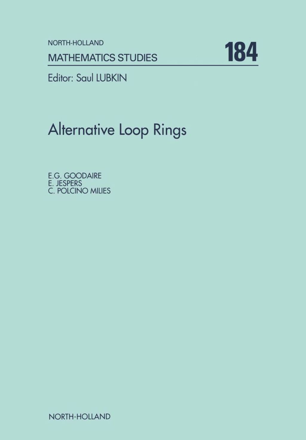 Alternative Loop Rings â€“ PDF/EPUB Version Downloadable