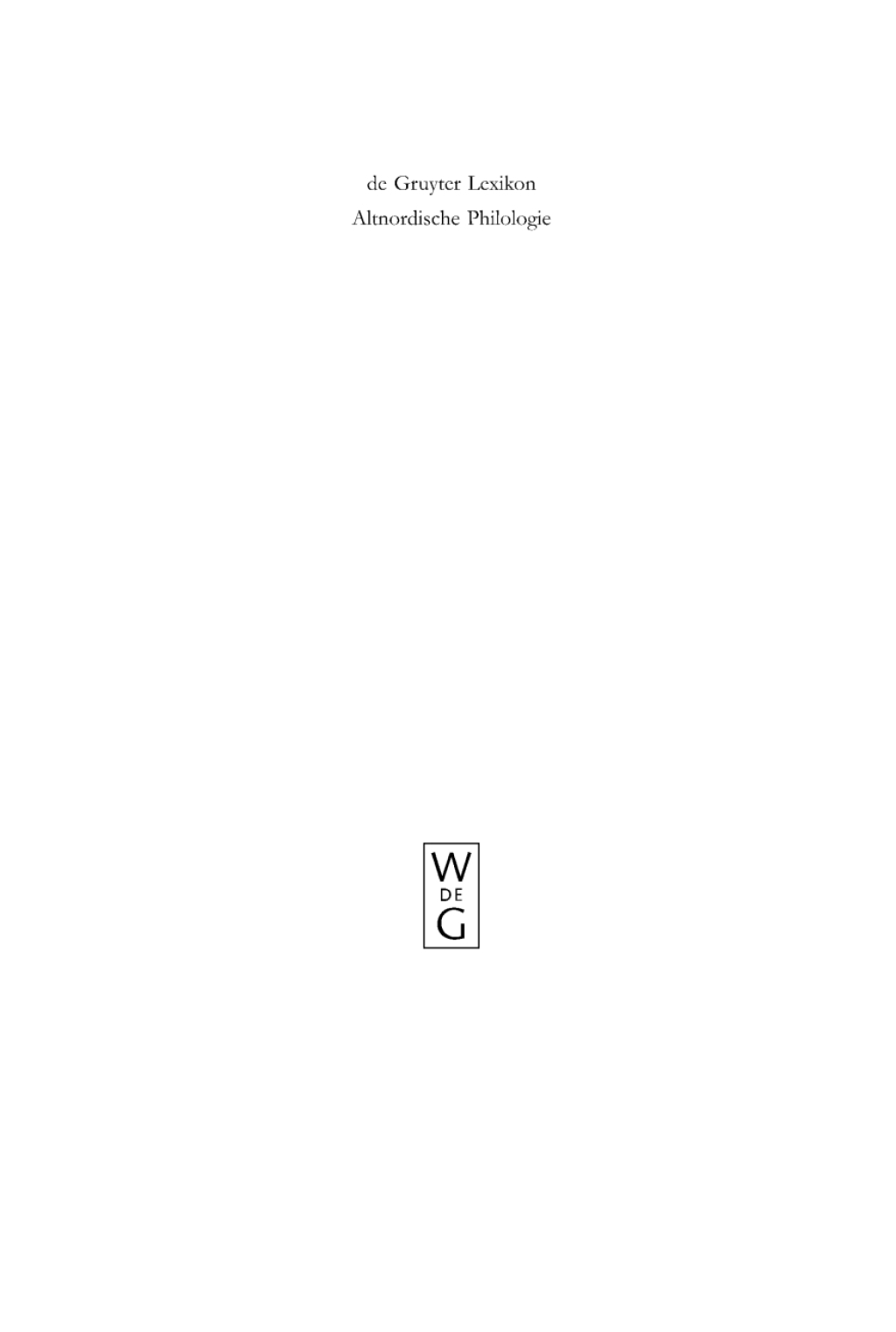 Altnordische Philologie Norwegen und Island 1st Edition â€“ PDF/EPUB Version Downloadable