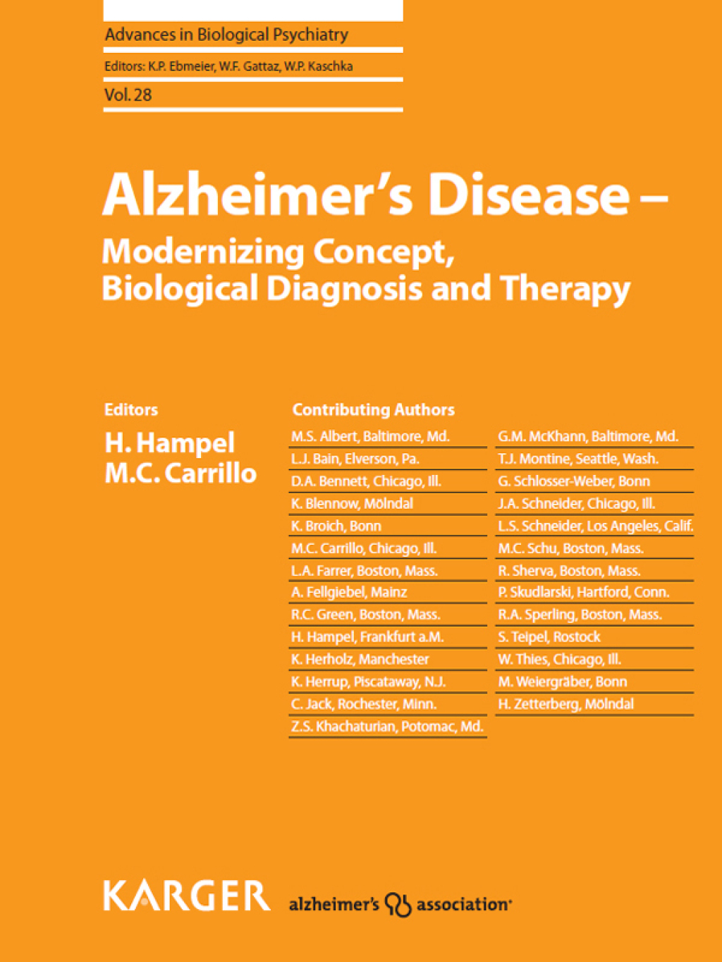 Alzheimer's Disease - Modernizing Concept, Biological Diagnosis and Therapy 1st Edition â€“ PDF/EPUB Version Downloadable