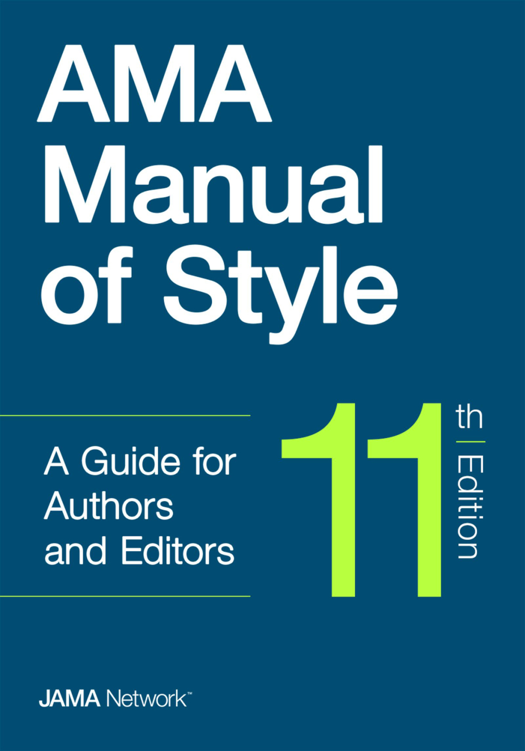 AMA Manual of Style 11th Edition â€“ PDF/EPUB Version Downloadable