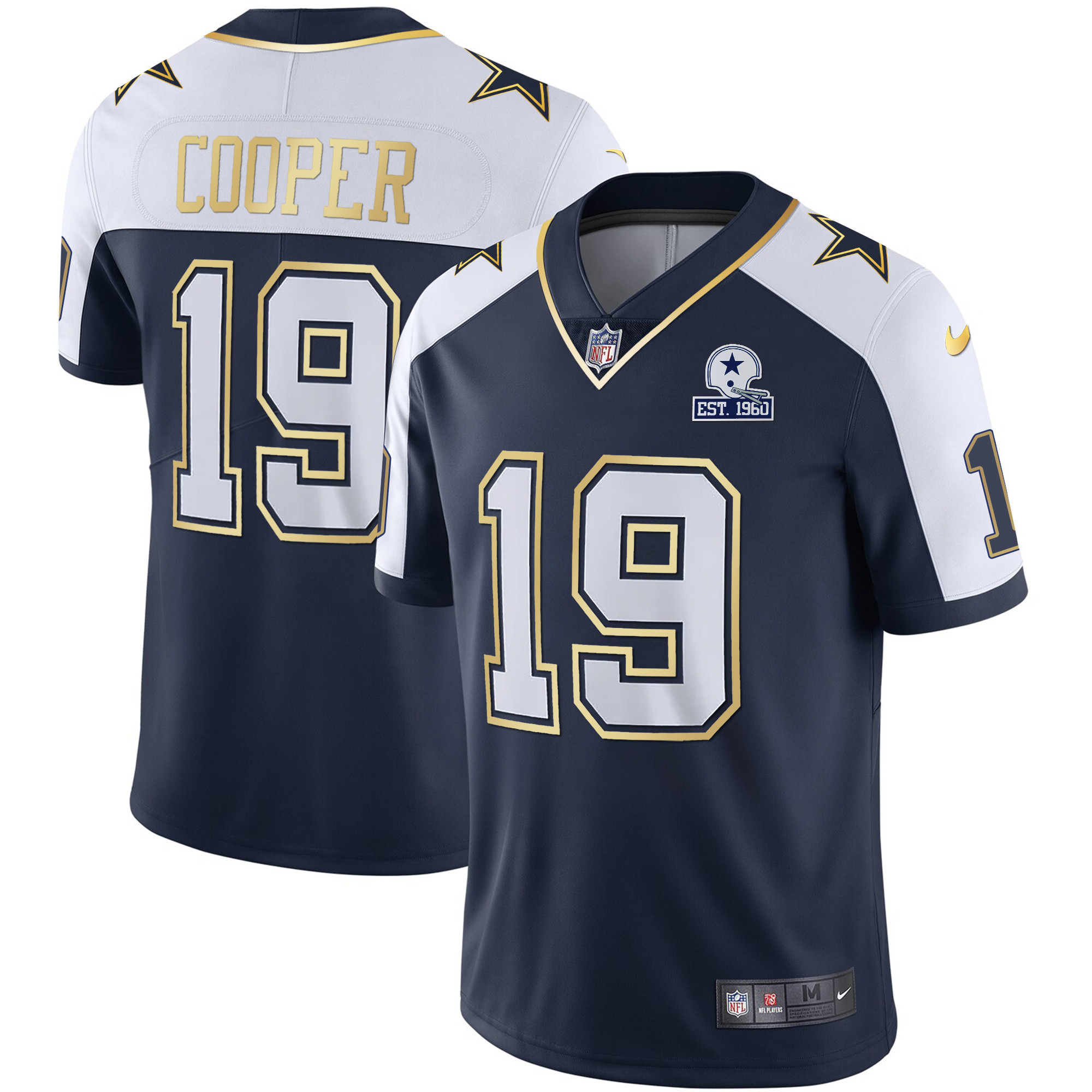 Amari Cooper Men's Dallas Cowboys Vapor Gold Alternate Jersey - All Stitched