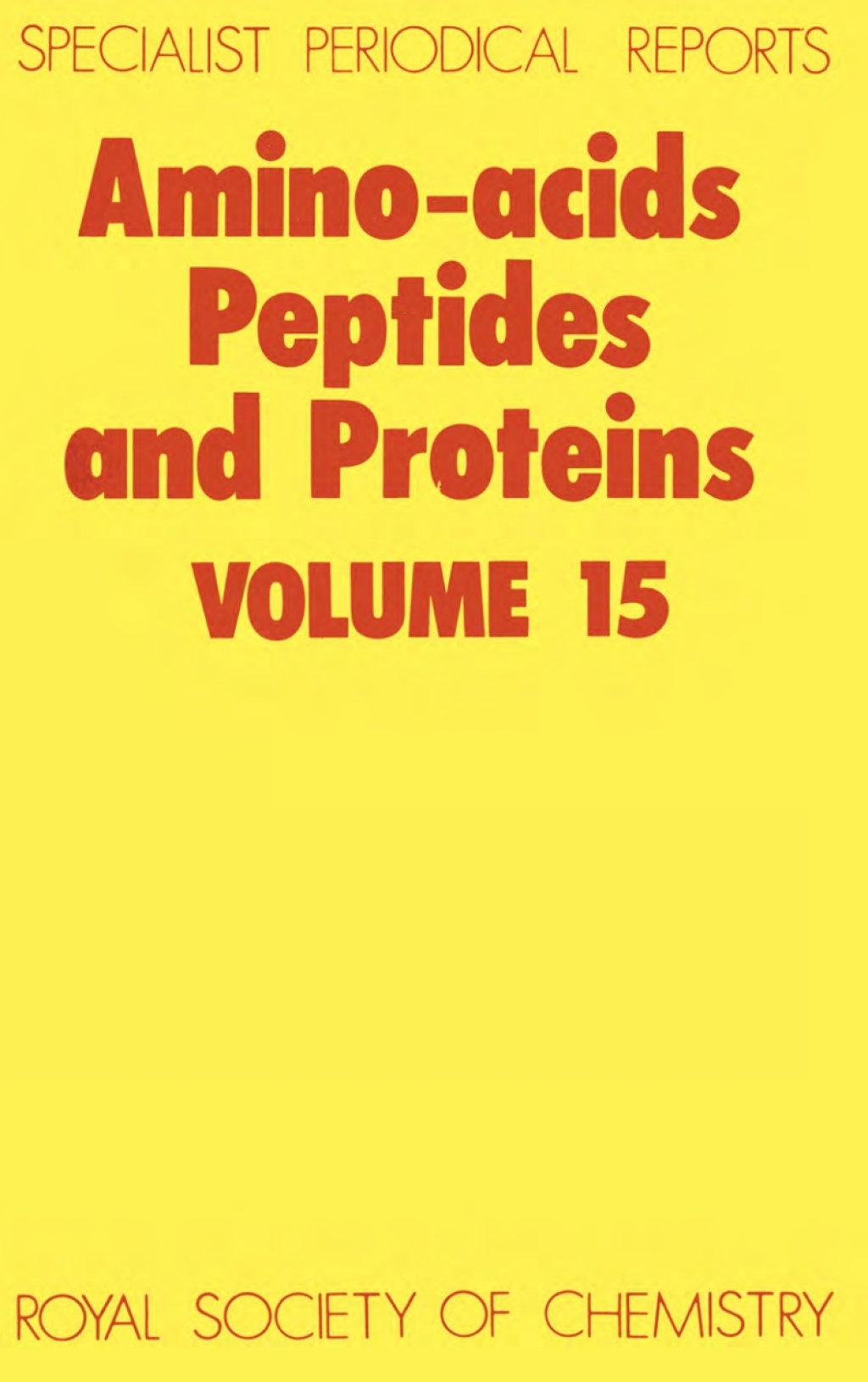 Peptide Description.pdf Amino Acids, Peptides and Proteins Volume 15 1st Edition – PDF/EPUB ...