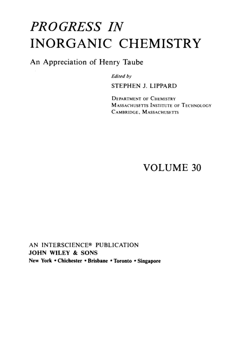 An Appreciation of Henry Taube An Appreciation of Henry Taube 1st Edition â€“ PDF/EPUB Version Downloadable
