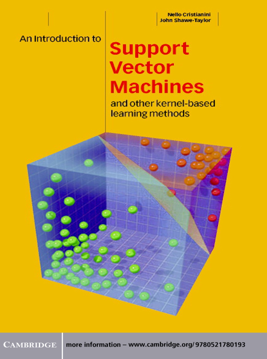 An Introduction to Support Vector Machines and Other Kernel-based Learning Methods 1st Edition â€“ PDF/EPUB Version Downloadable