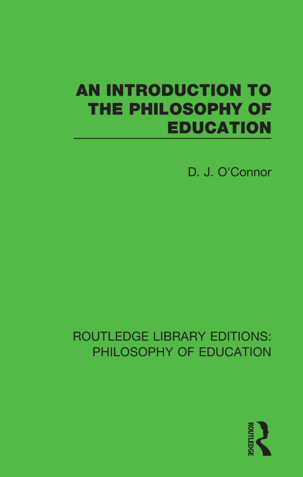 An Introduction to the Philosophy of Education 1st Edition â€“ PDF/EPUB Version Downloadable