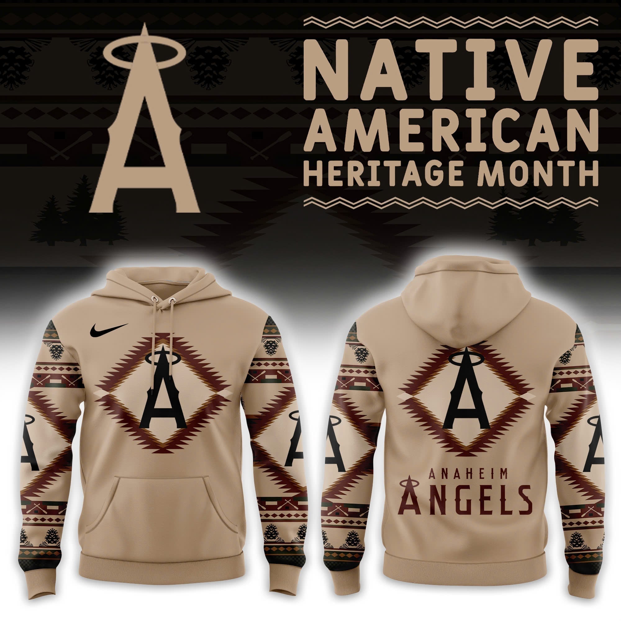 Anaheim Angels America Native Edition Hoodie
