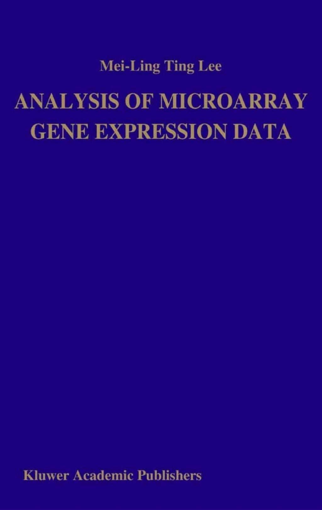 Analysis of Microarray Gene Expression Data â€“ PDF/EPUB Version ...