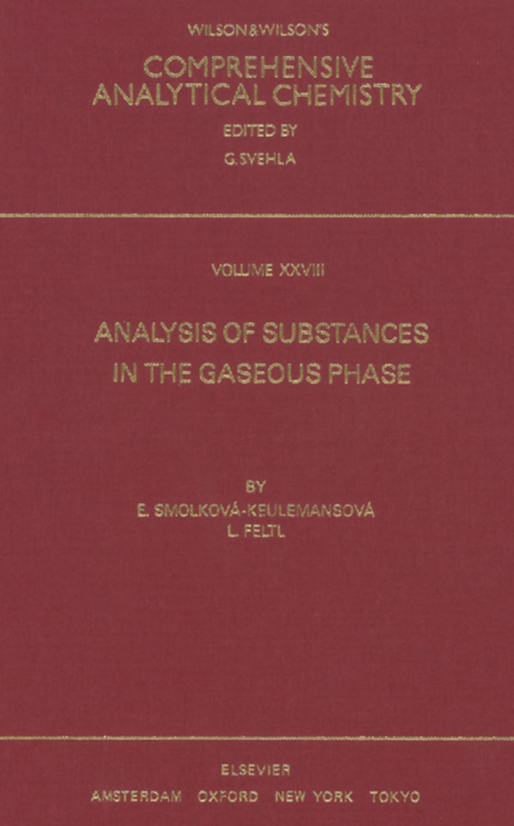Analysis of Substances in the Gaseous Phase â€“ PDF/EPUB Version Downloadable