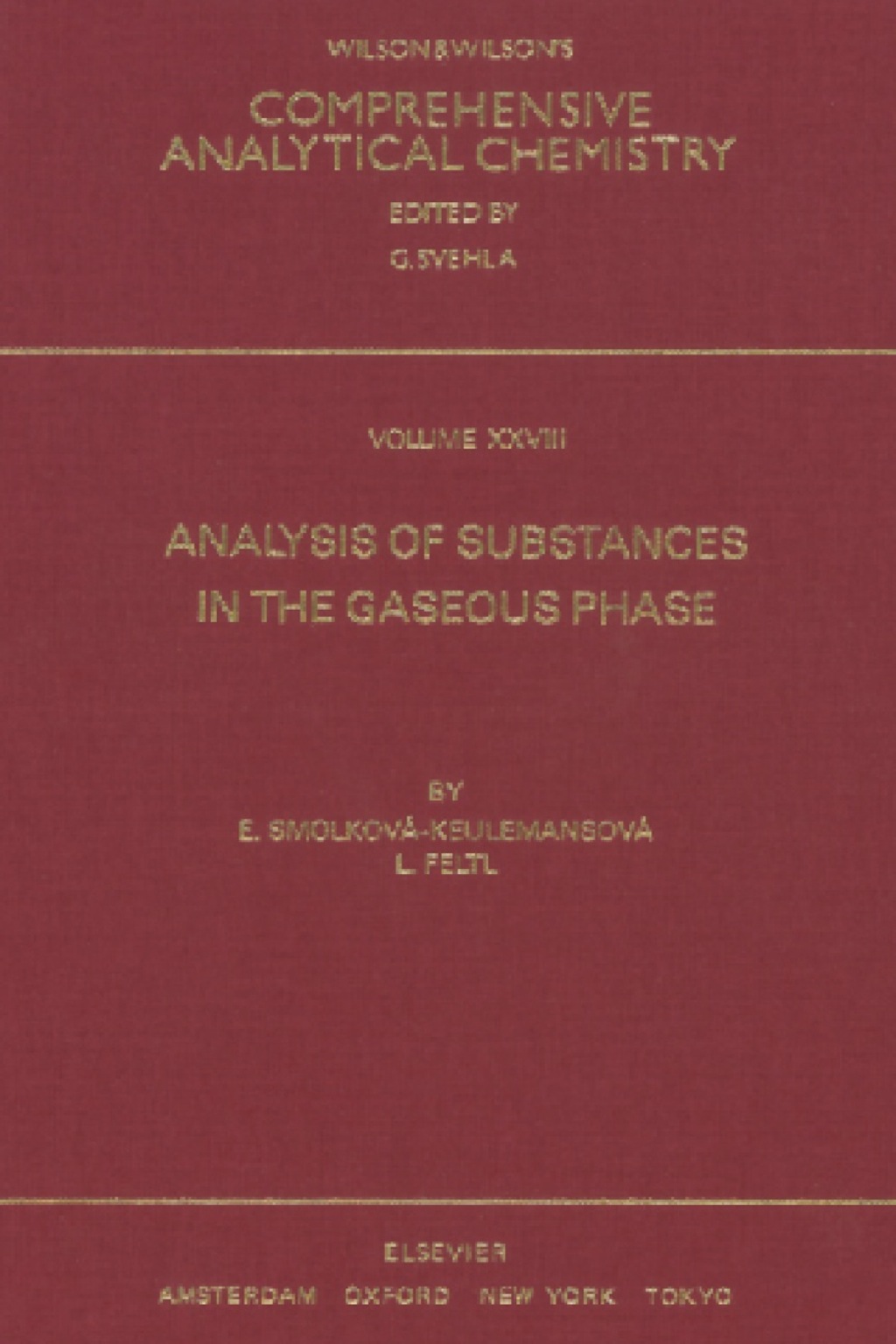 Analysis of Substances in the Gaseous Phase â€“ PDF/EPUB Version Downloadable