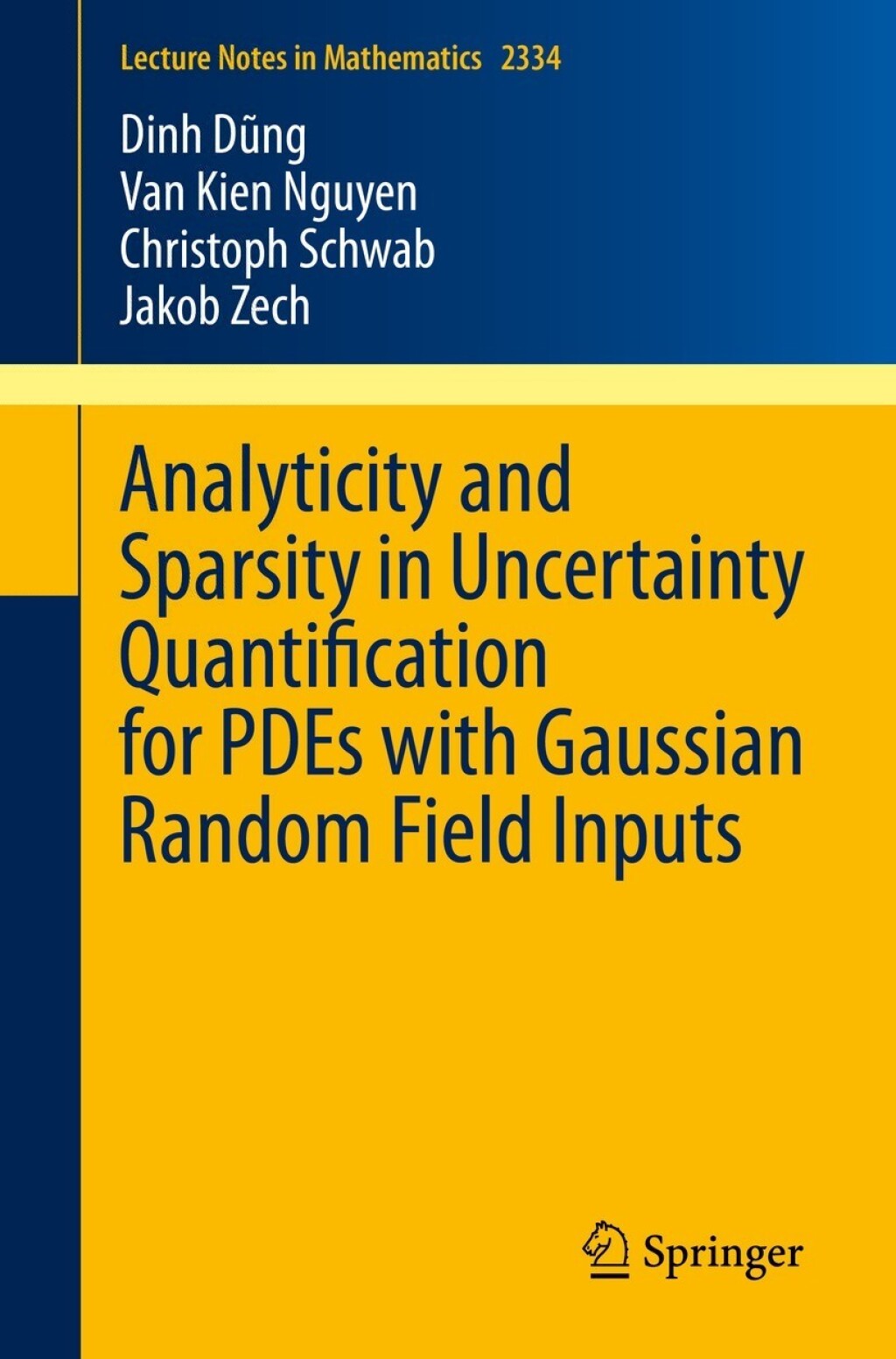 Analyticity and Sparsity in Uncertainty Quantification for PDEs with ...