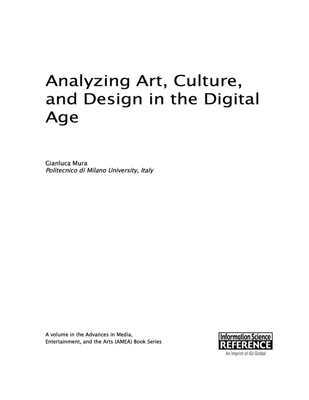Analyzing Art, Culture, and Design in the Digital Age â€“ PDF/EPUB Version Downloadable