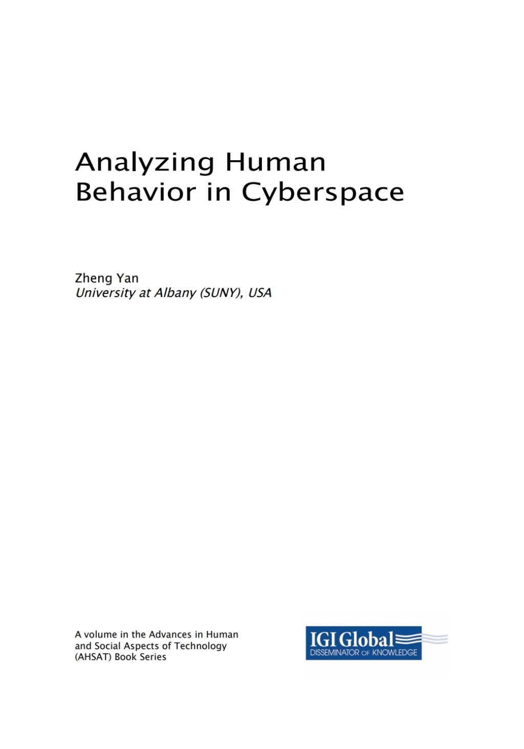 Analyzing Human Behavior in Cyberspace – PDF/EPUB Version Downloadable Analyzing Human Behavior in Cyberspace – PDF/EPUB Version Downloadable - Image 1