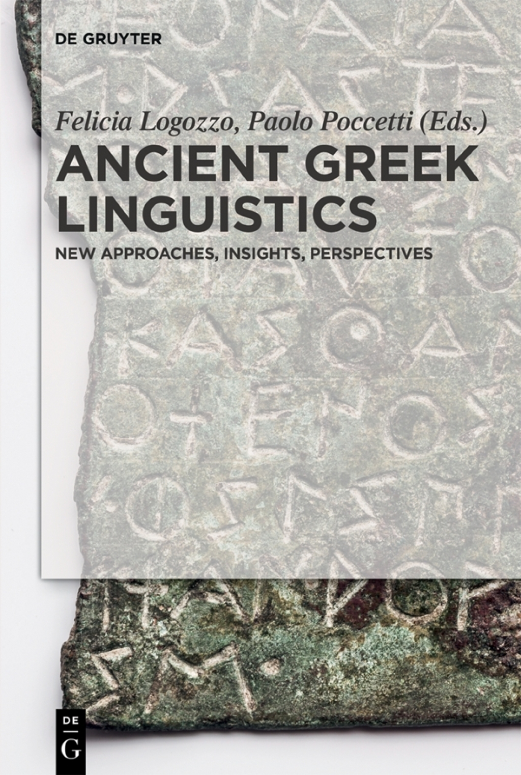 Ancient Greek Linguistics New Approaches, Insights, Perspectives 1st Edition â€“ PDF/EPUB Version Downloadable