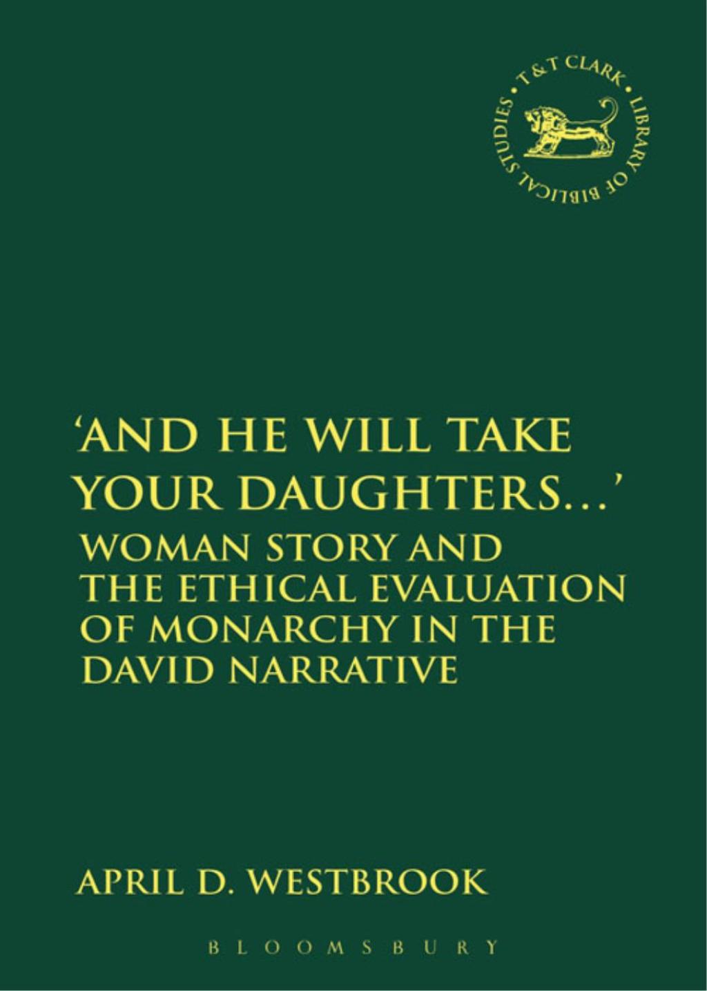 David Manarchy And He Will Take Your Daughters…’ Woman Story and the Ethical ...