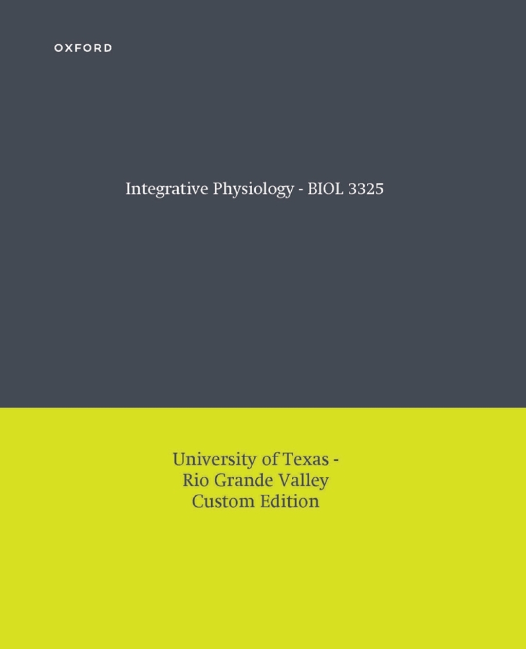 ANIMAL PHYSIOLOGY 5E AND PLANT PHYSIOLOGY AND DEVELOPMENT 7E Integrative Physiology Custom Edition- BIOL 3325 â€“ PDF/EPUB Version Downloadable