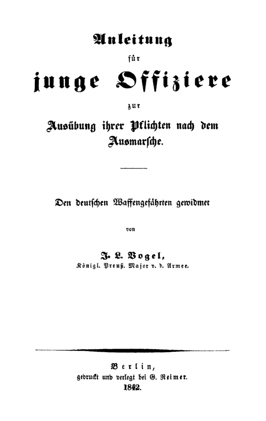 Anleitung fÃ¼r junge Offiziere zur AusÃ¼bung ihrer Pflichten nach dem Ausmarsche 1st Edition â€“ PDF/EPUB Version Downloadable