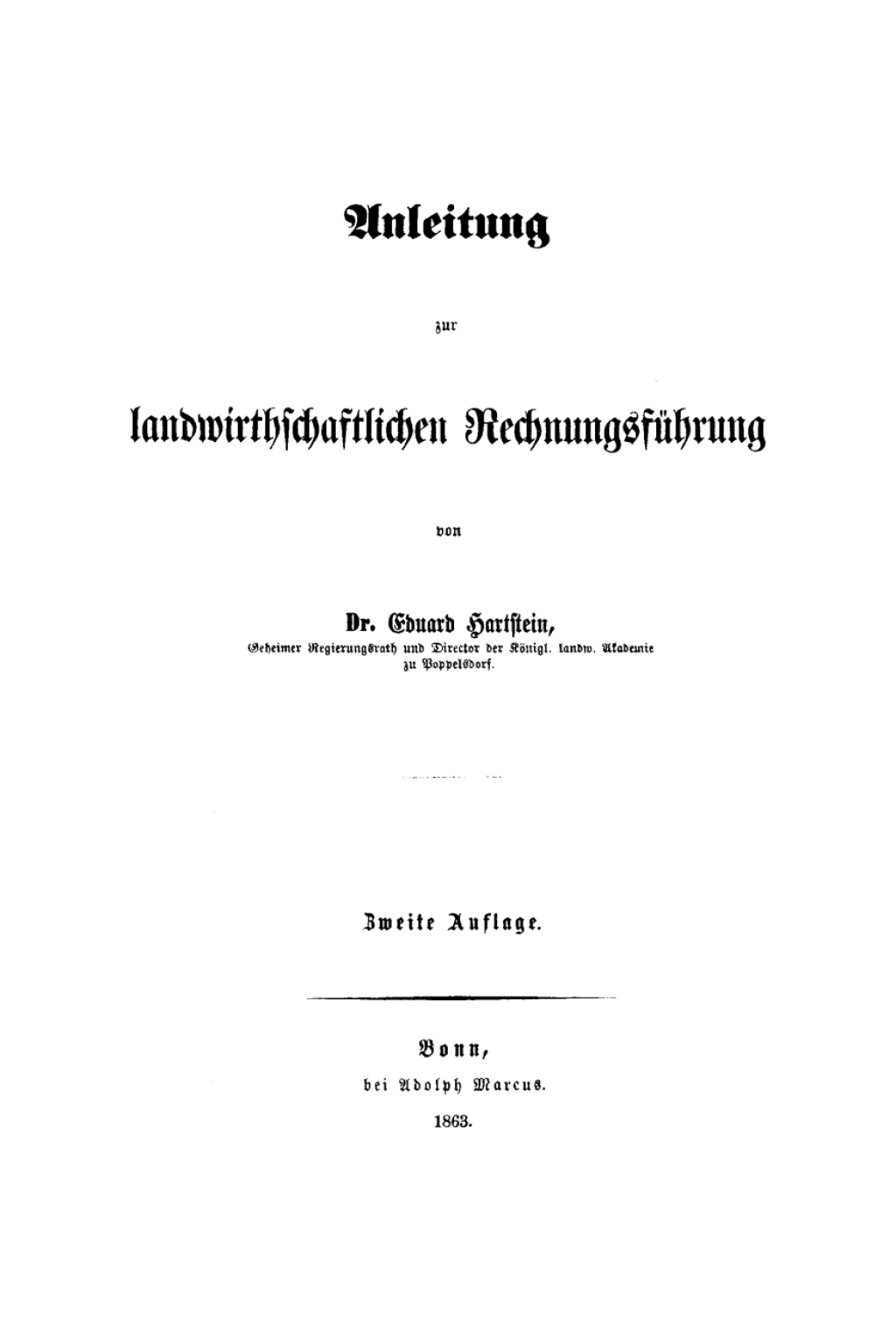 Anleitung zur landwirthschaftlichen RechnungsfÃ¼hrung 2nd Edition â€“ PDF/EPUB Version Downloadable