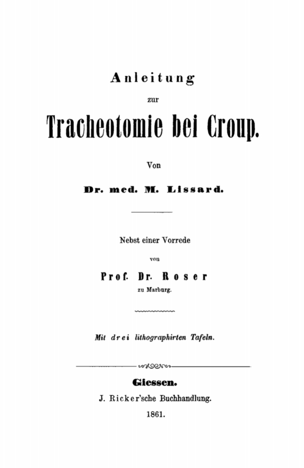 Anleitung zur Tracheotomie bei Croup Nebst einer Vorrede 1st Edition â€“ PDF/EPUB Version Downloadable