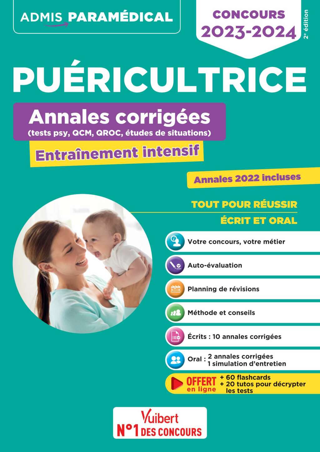 Annales corrigÃ©es PuÃ©ricultrice - Concours 2023-2024 EntraÃ®nement intensif - IFPDE - 2023-2024 2nd Edition - (PDF/EPUB Version)