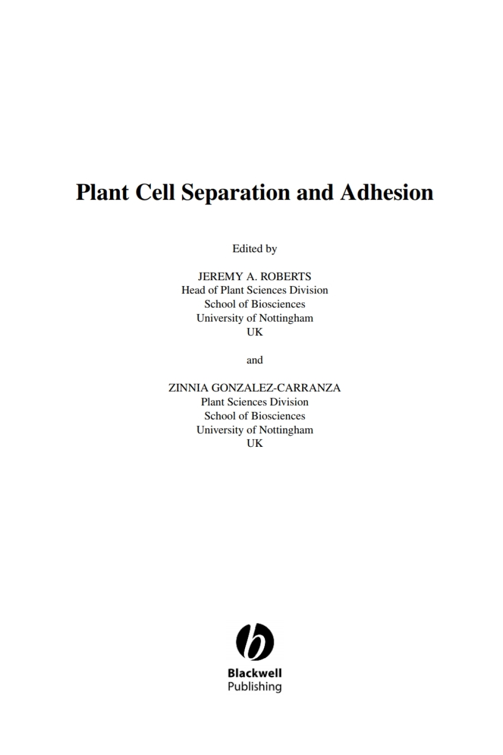 Annual Plant Reviews, Plant Cell Separation and Adhesion 1st Edition â€“ PDF/EPUB Version Downloadable