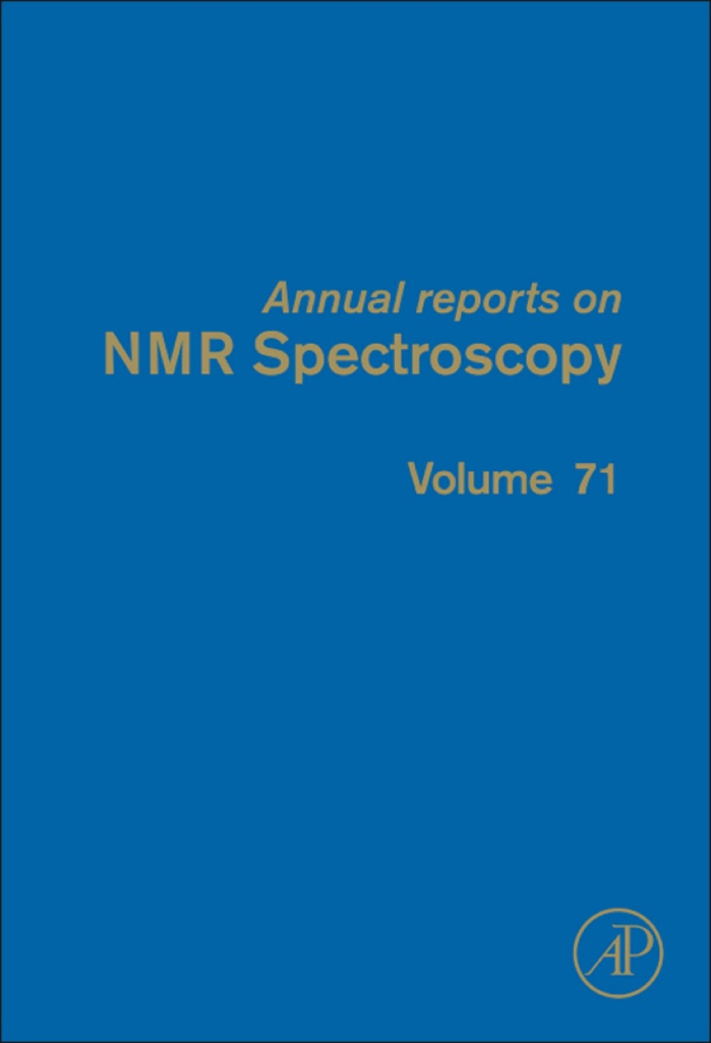Annual Reports on NMR Spectroscopy â€“ PDF/EPUB Version Downloadable