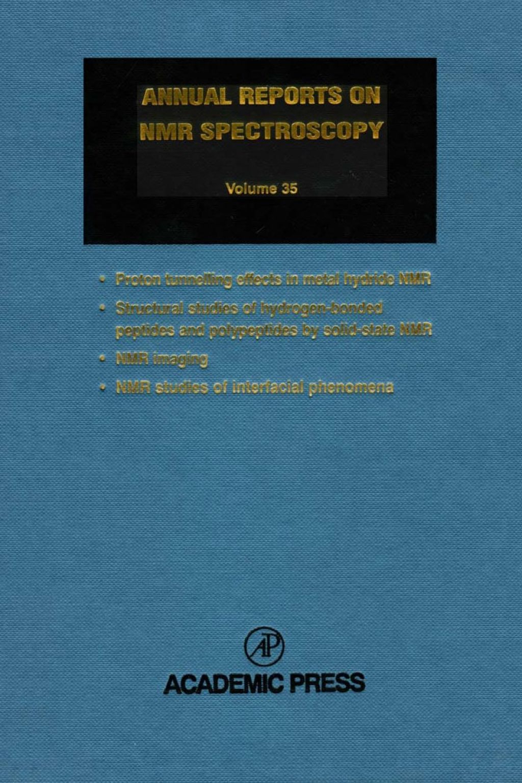 Annual Reports on NMR Spectroscopy â€“ PDF/EPUB Version Downloadable