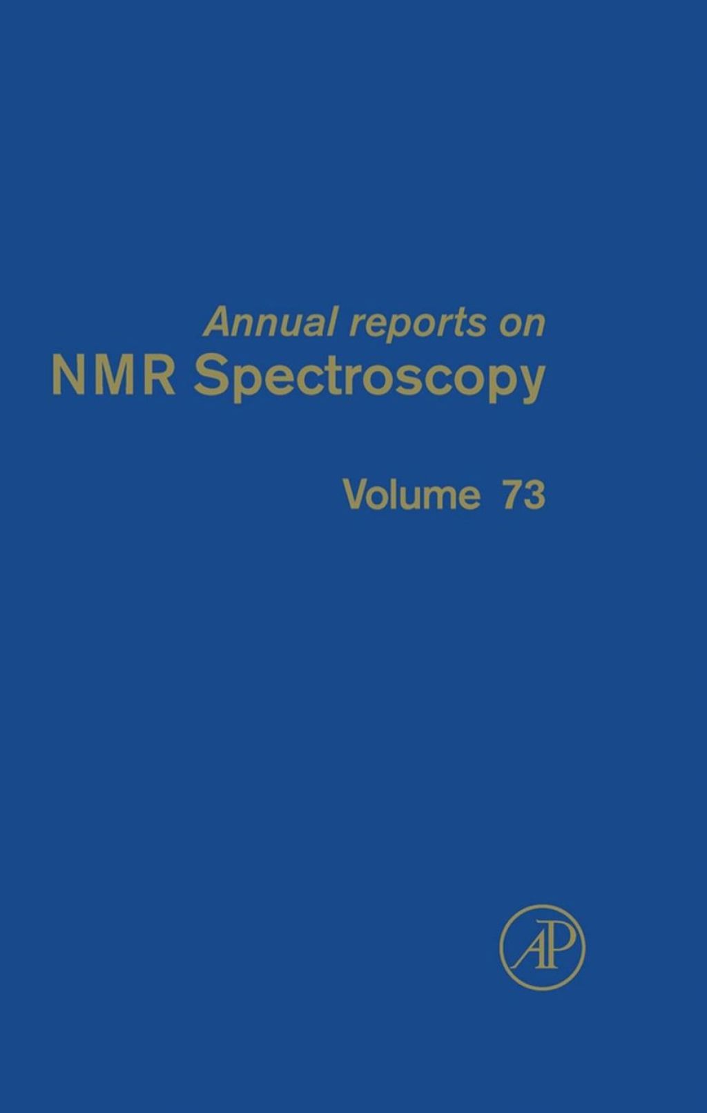 Annual Reports on NMR Spectroscopy â€“ PDF/EPUB Version Downloadable