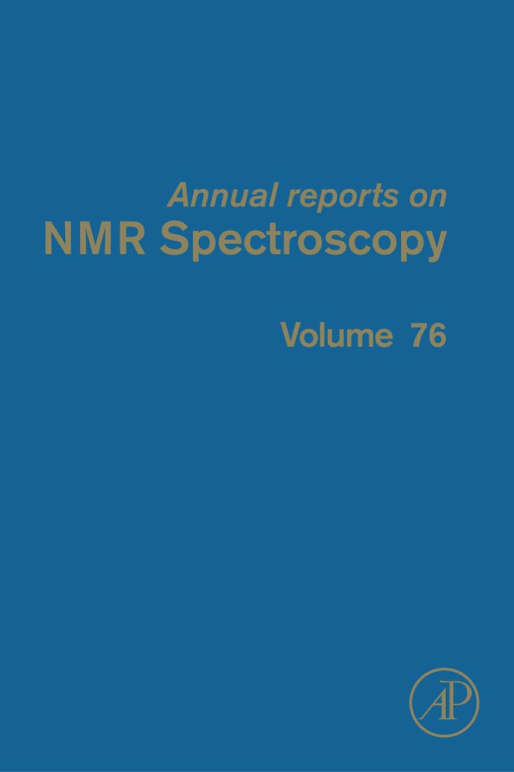 Annual Reports on NMR Spectroscopy â€“ PDF/EPUB Version Downloadable