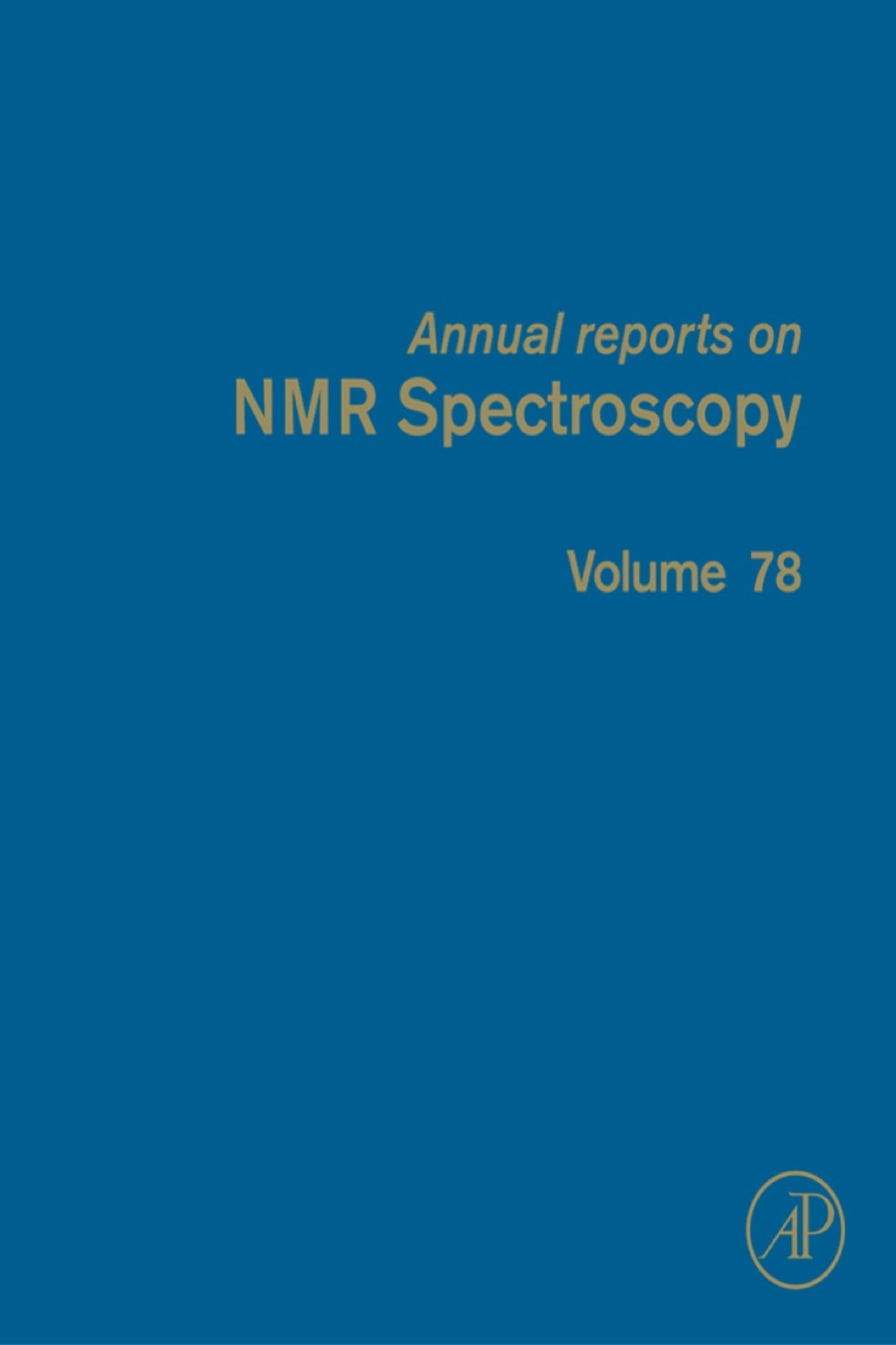Annual Reports on NMR Spectroscopy 1st Edition â€“ PDF/EPUB Version Downloadable