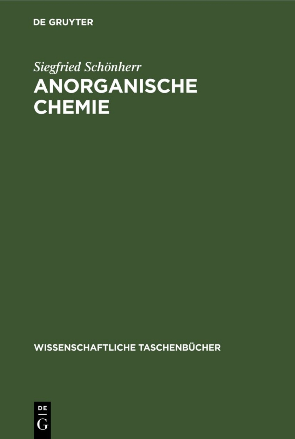 Anorganische Chemie 1st Edition â€“ PDF/EPUB Version Downloadable