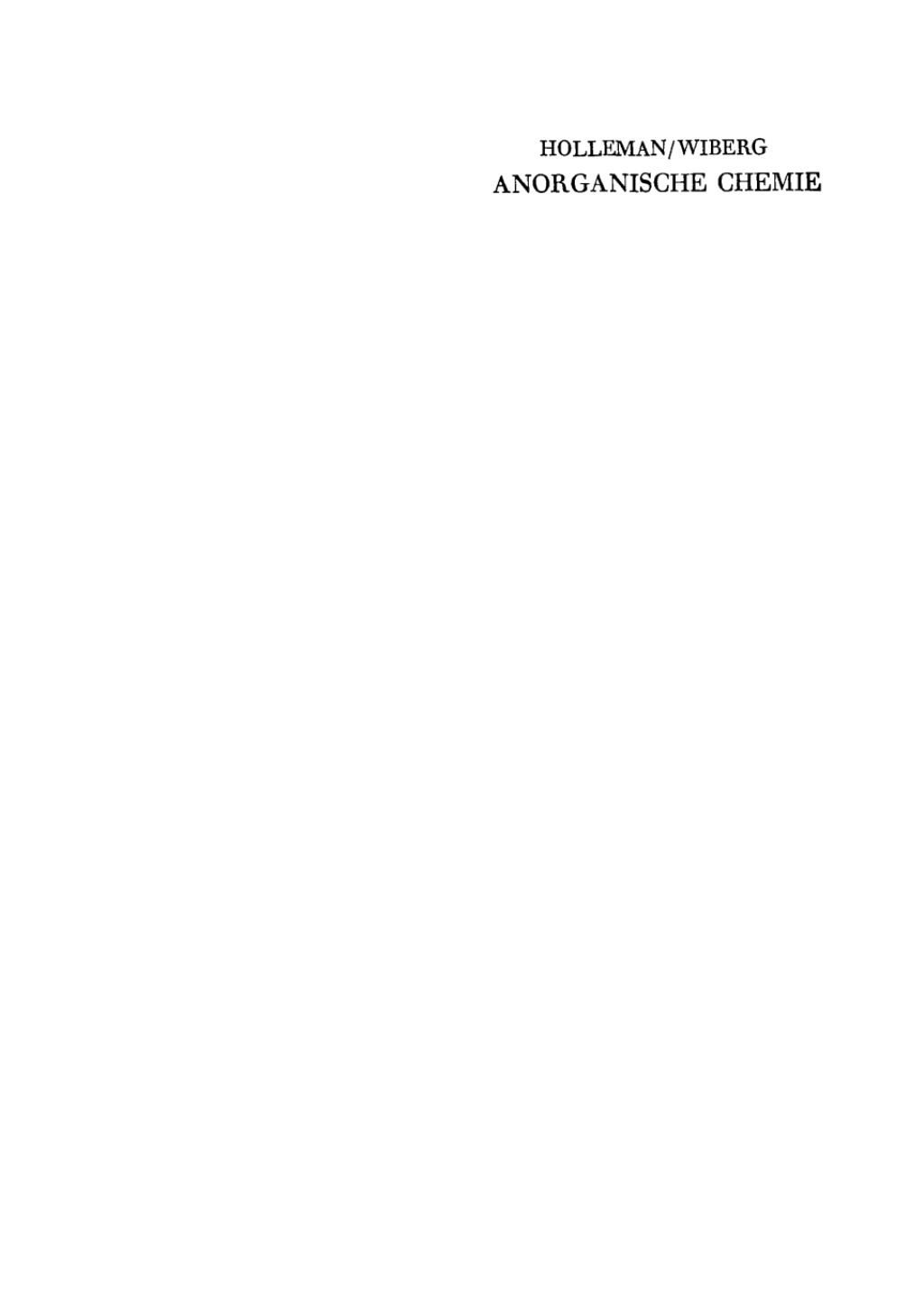 Anorganische Chemie 30th Edition â€“ PDF/EPUB Version Downloadable