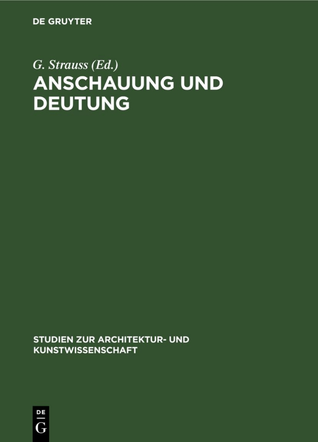 Anschauung und Deutung Willy Kurt zum 80. Geburstag 1st Edition â€“ PDF/EPUB Version Downloadable