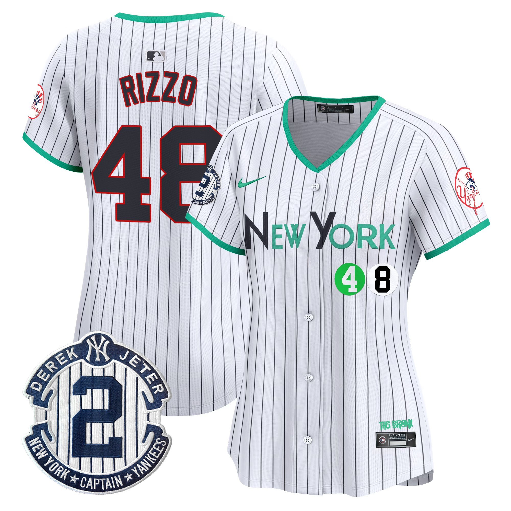Anthony Rizzo Women's New York Yankees City Connect Vapor Premier Limited Pinstripe Jersey - All Stitched