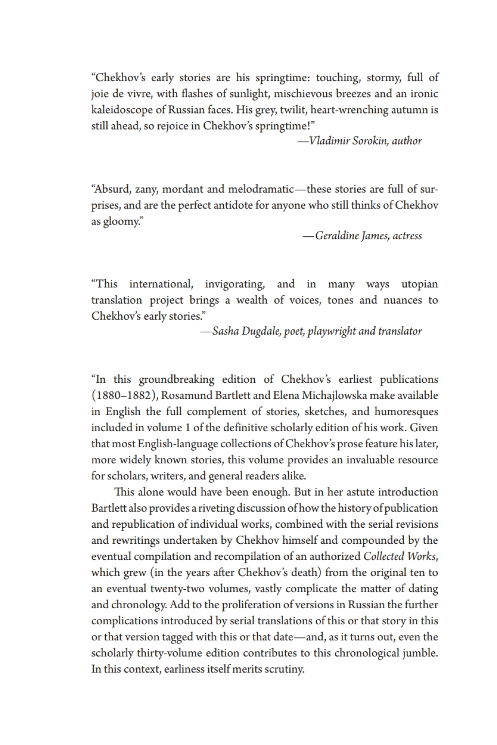 Anton Chekhov. Earliest Stories Stories, Novellas, Humoresques, 1880â€“1882  â€“ PDF/EPUB Version Downloadable