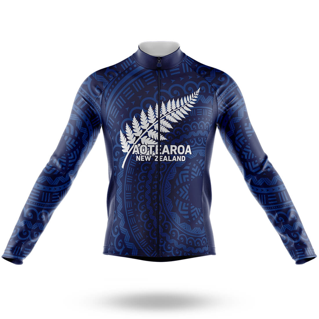 Aotearoa Fern - Men's Cycling Long Sleeve Jersey