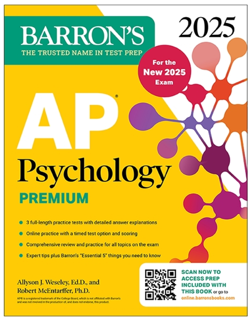 AP Psychology Premium, 2025: Prep Book for the New 2025 Exam with 3 Practice Tests + Comprehensive Review + Online Practice - (PDF/EPUB Version)