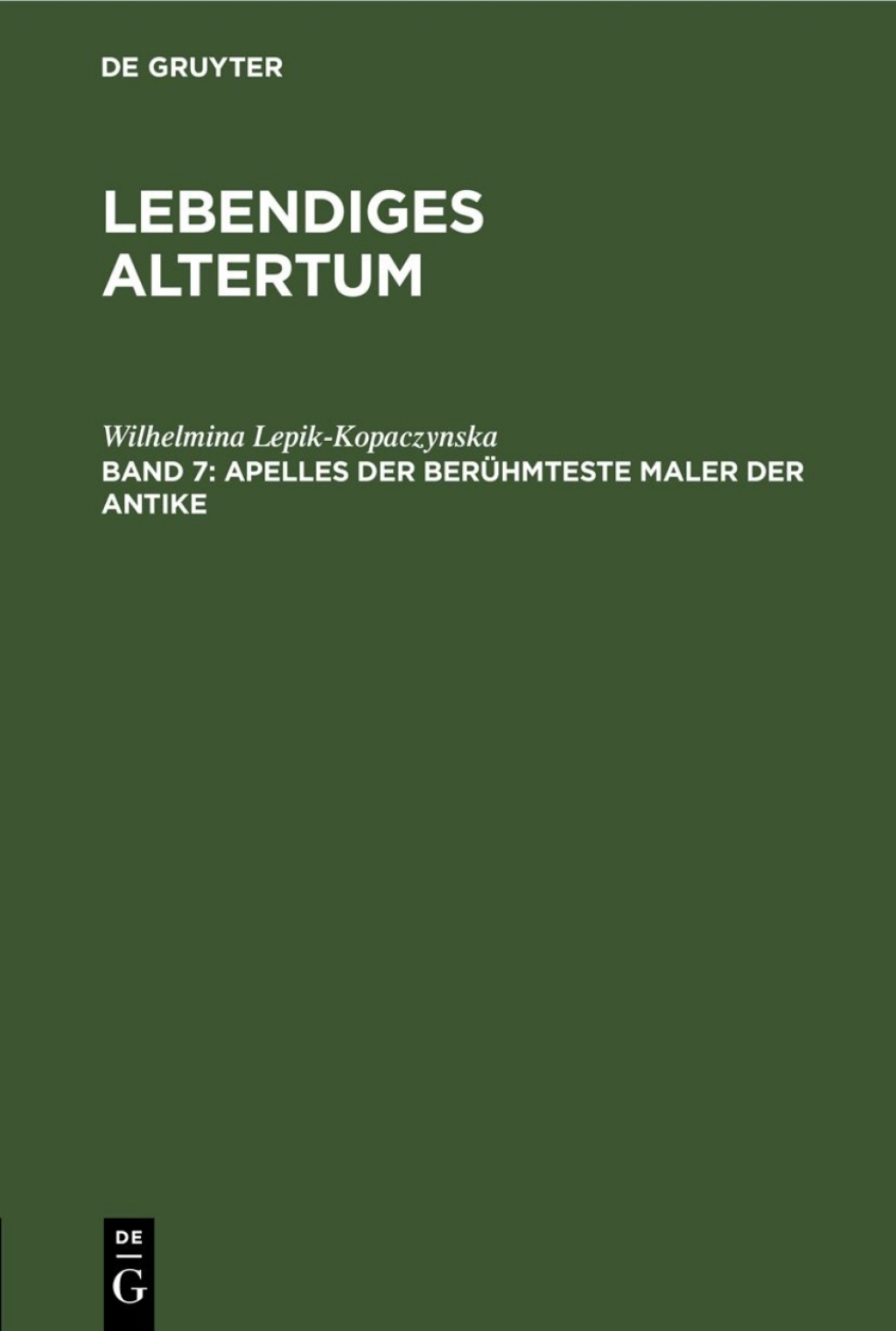 Apelles der berÃ¼hmteste Maler der Antike 1st Edition â€“ PDF/EPUB Version Downloadable