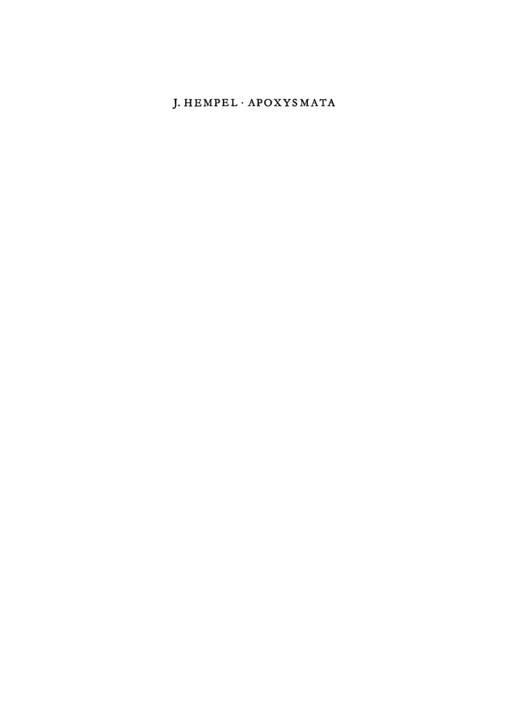Apoxysmata Vorarbeiten zu einer Religionsgeschichte und Theologie des Alten Testaments. Festgabe zum 30. Juli 1961 1st Edition â€“ PDF/EPUB Version Downloadable