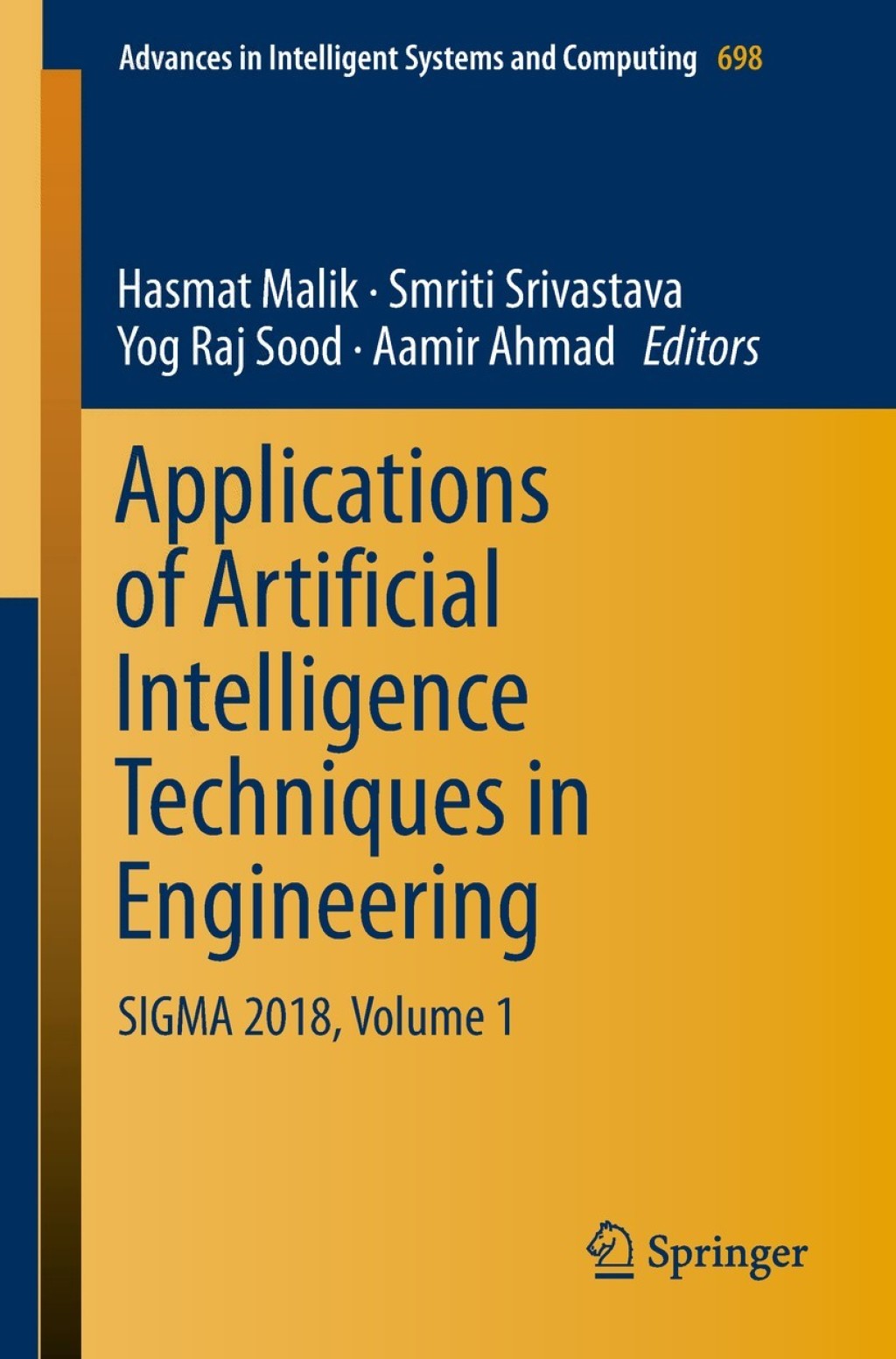 Volume Applications Applications of Artificial Intelligence Techniques in Engineering SIGMA ...