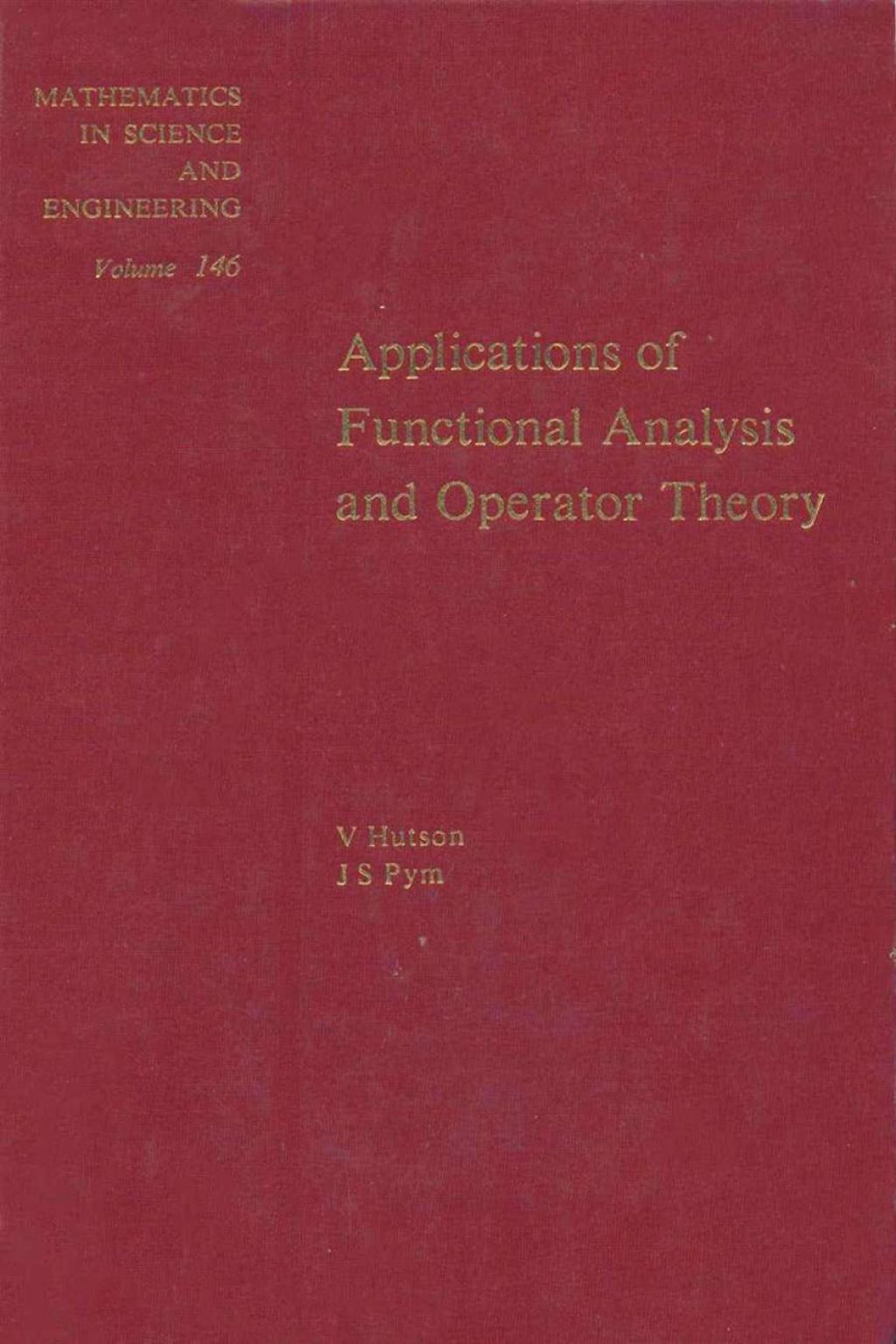 Applications of functional analysis and operator theory â€“ PDF/EPUB Version Downloadable