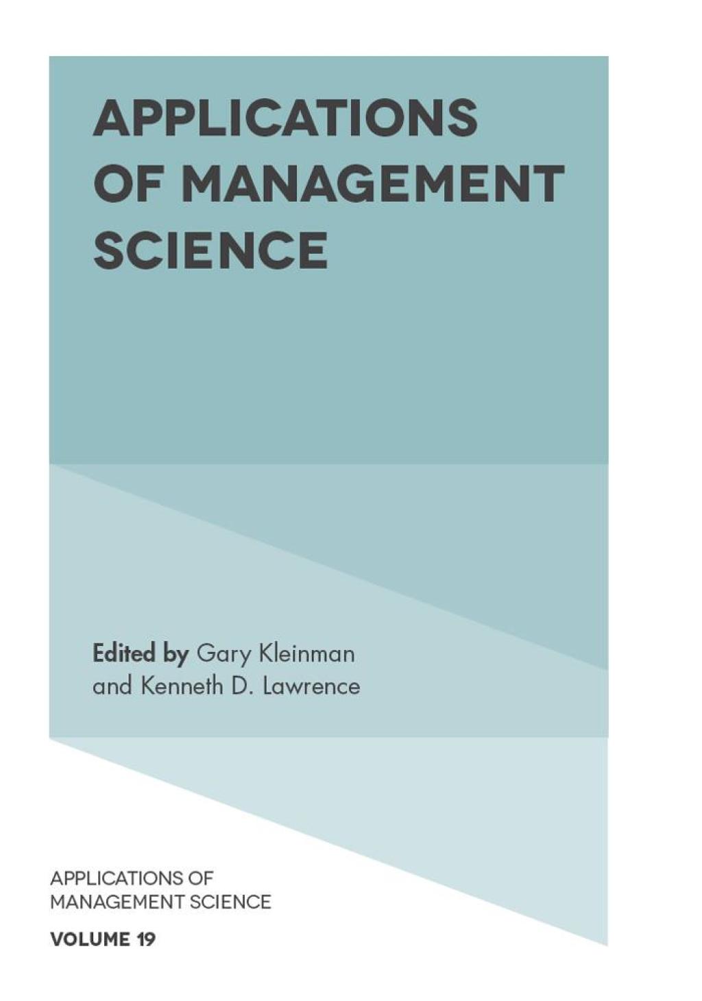 Applications of Management Science â€“ PDF/EPUB Version Downloadable